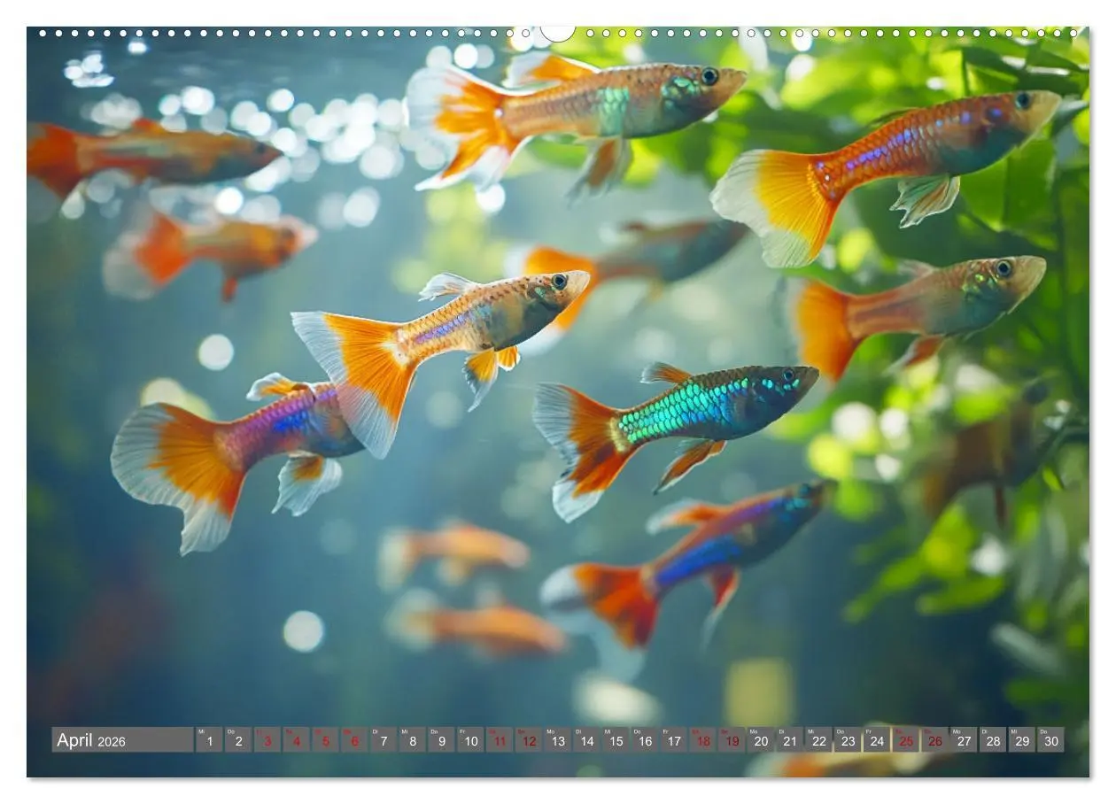 Bild: 9783457272619 | Tiefenentspanntes Aquarium (Wandkalender 2026 DIN A2 quer),...