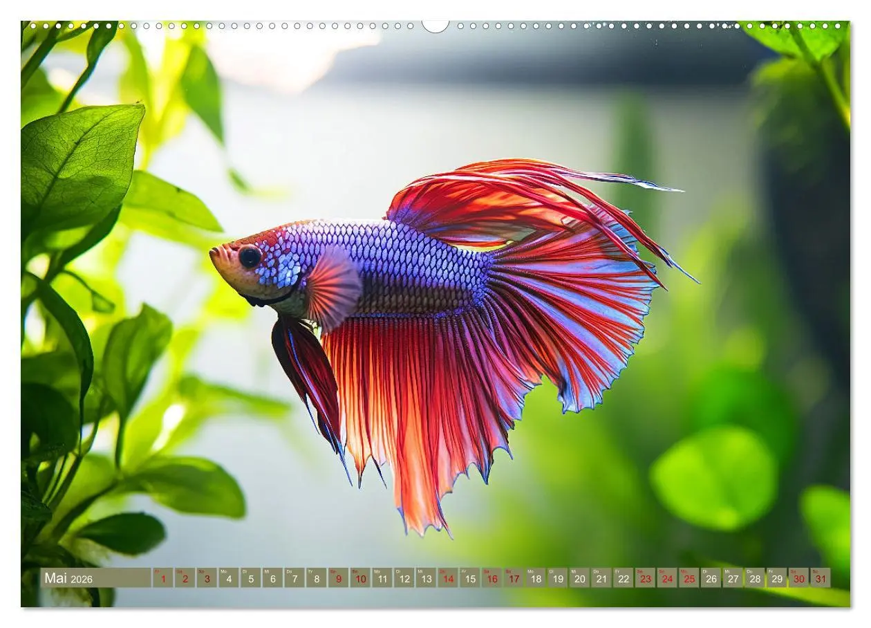 Bild: 9783457272619 | Tiefenentspanntes Aquarium (Wandkalender 2026 DIN A2 quer),...