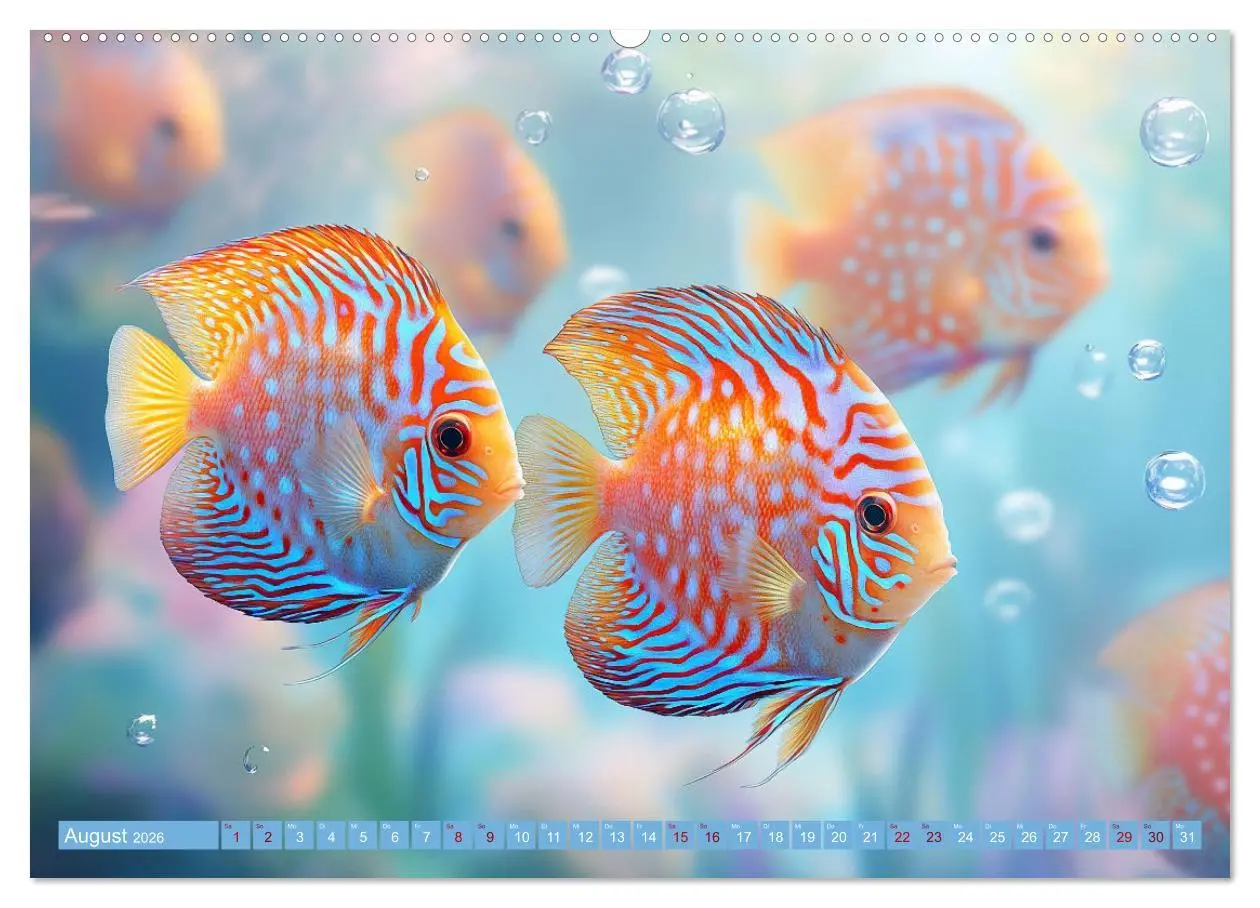 Bild: 9783457272619 | Tiefenentspanntes Aquarium (Wandkalender 2026 DIN A2 quer),...
