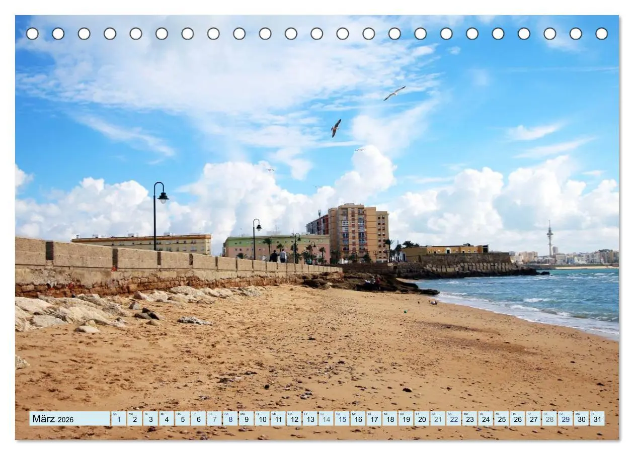 Bild: 9783457962619 | Cádiz - Europas älteste Stadt (Tischkalender 2026 DIN A5 quer),...