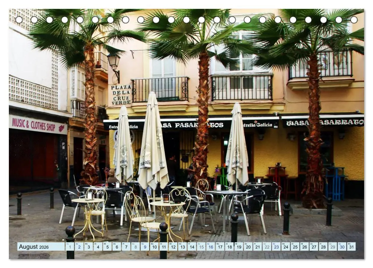 Bild: 9783457962619 | Cádiz - Europas älteste Stadt (Tischkalender 2026 DIN A5 quer),...