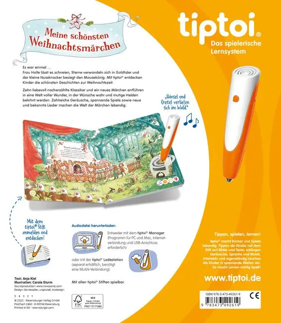 Bild: 9783473492619 | tiptoi® Meine schönsten Weihnachtsmärchen | Anja Kiel | Buch | tiptoi®