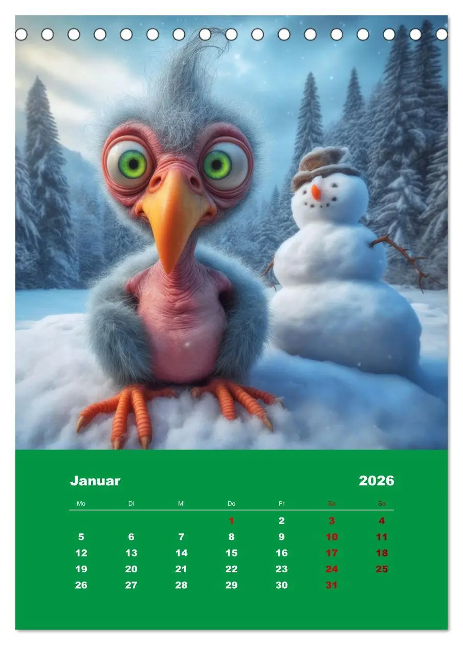 Bild: 9783516292619 | Waldo und Stefler (Tischkalender 2026 DIN A5 hoch), CALVENDO...