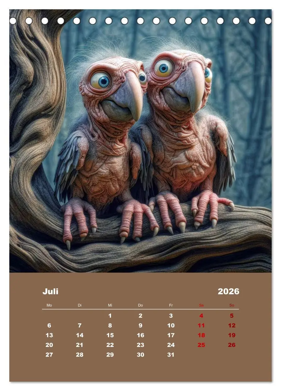 Bild: 9783516292619 | Waldo und Stefler (Tischkalender 2026 DIN A5 hoch), CALVENDO...