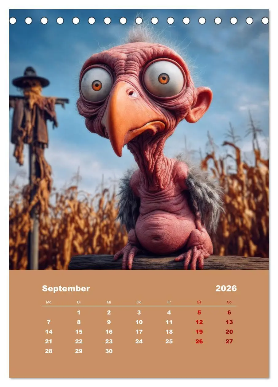 Bild: 9783516292619 | Waldo und Stefler (Tischkalender 2026 DIN A5 hoch), CALVENDO...