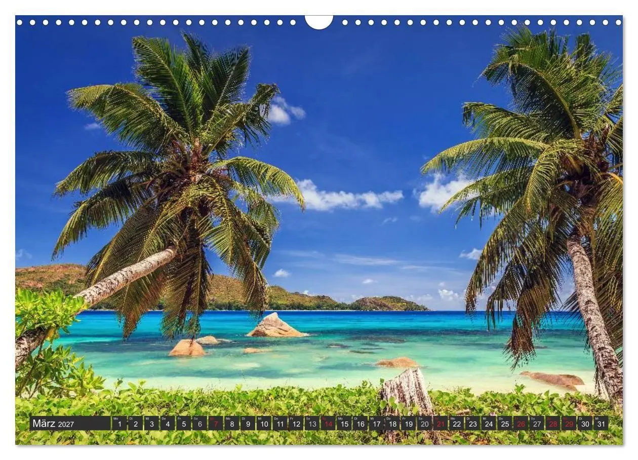 Bild: 9783569832619 | Seychellen - Traumstrände im Paradies (Wandkalender 2027 DIN A3...