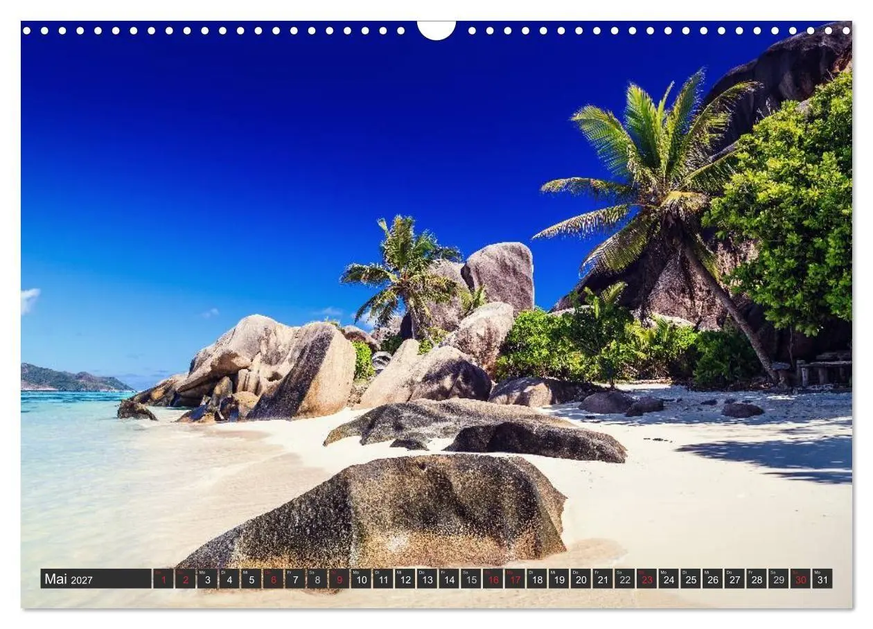 Bild: 9783569832619 | Seychellen - Traumstrände im Paradies (Wandkalender 2027 DIN A3...