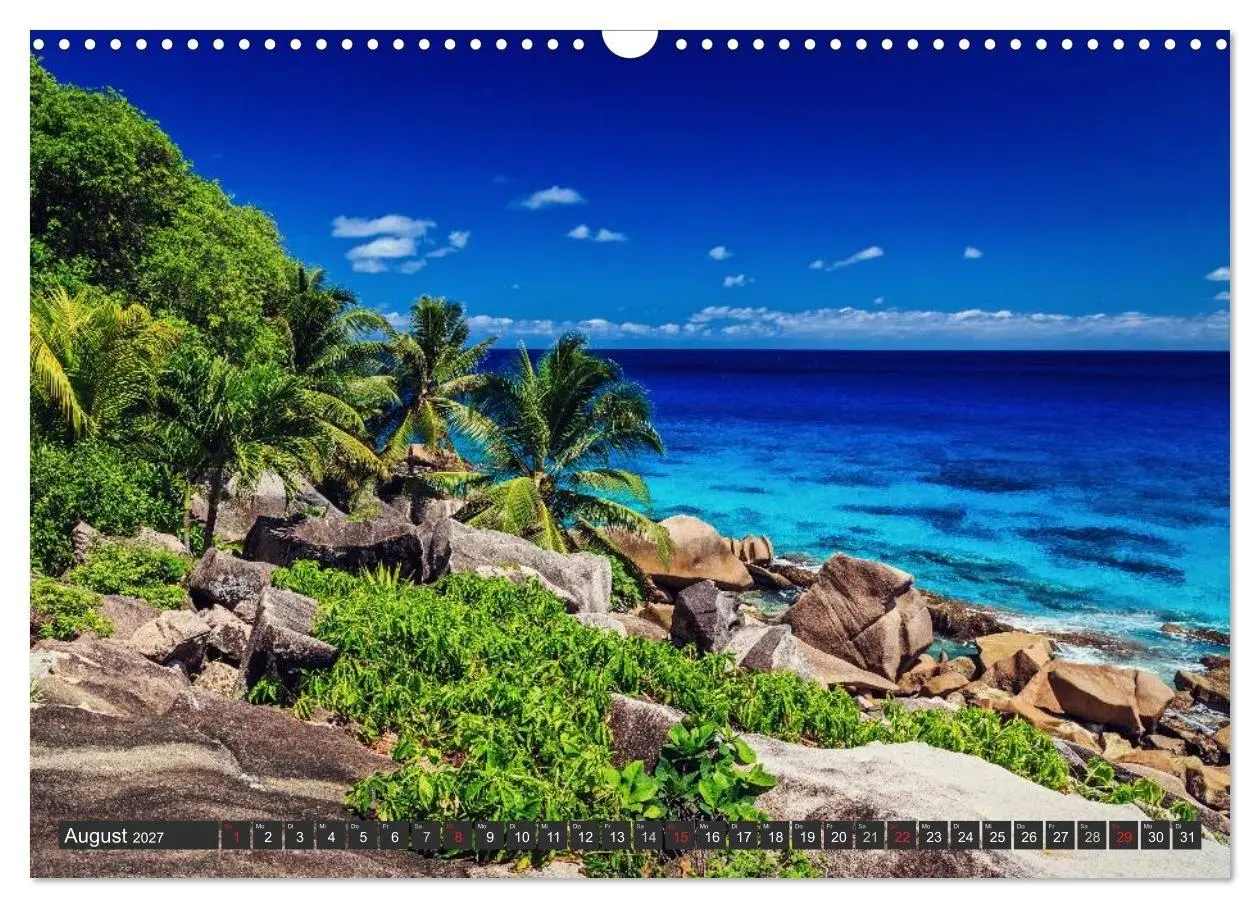Bild: 9783569832619 | Seychellen - Traumstrände im Paradies (Wandkalender 2027 DIN A3...