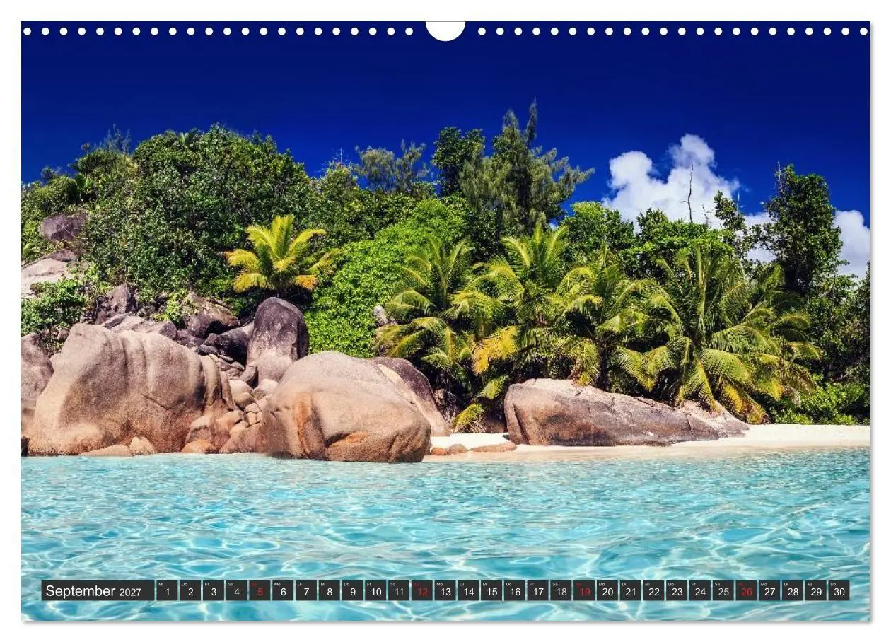 Bild: 9783569832619 | Seychellen - Traumstrände im Paradies (Wandkalender 2027 DIN A3...