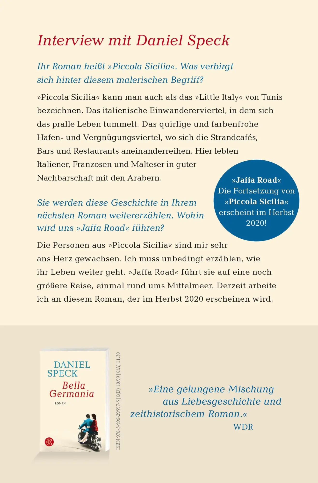 Bild: 9783596702619 | Piccola Sicilia | Roman | Daniel Speck | Taschenbuch | 637 S. | 2020