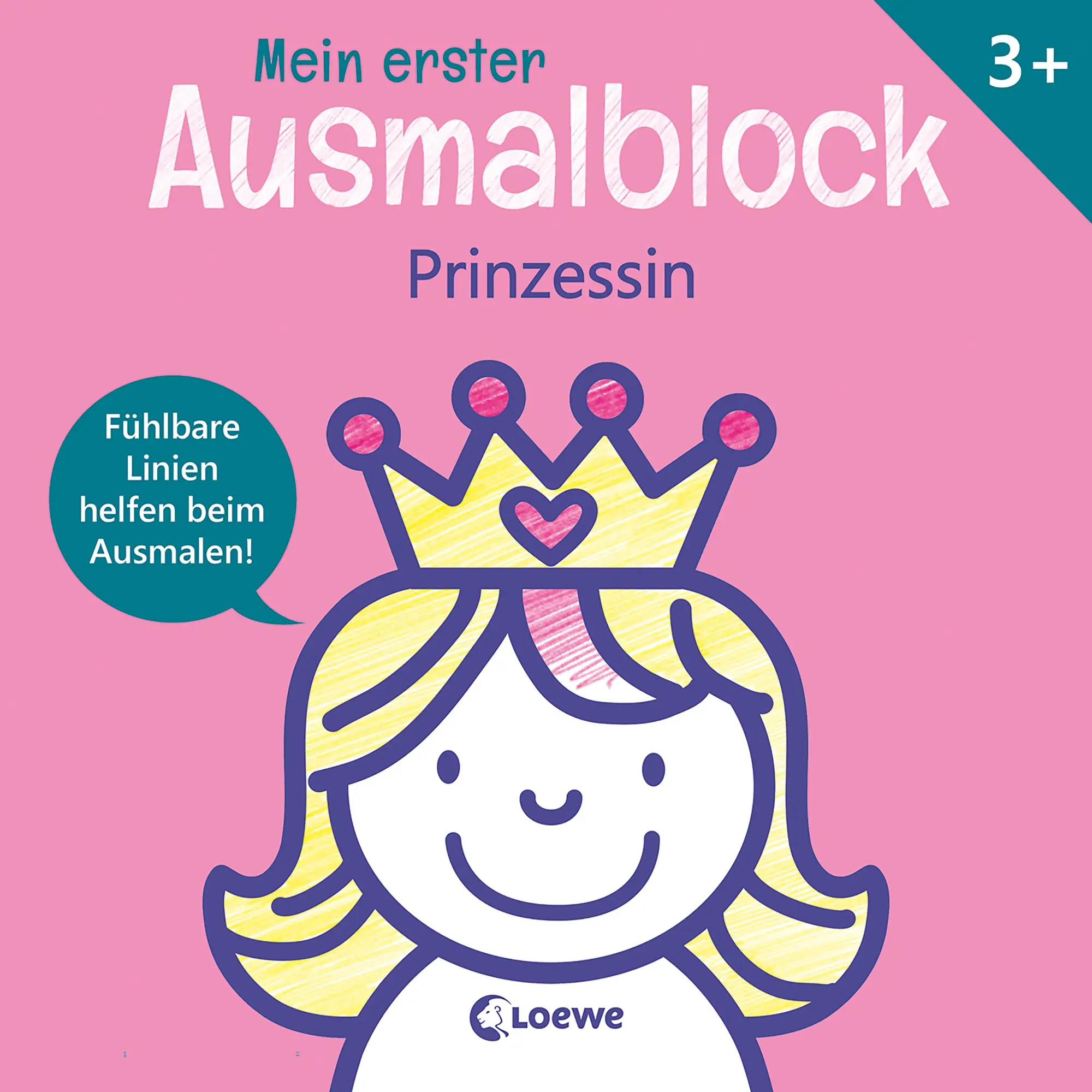Cover: 9783743212619 | Mein erster Ausmalblock - Prinzessin | Loewe Kreativ | Taschenbuch