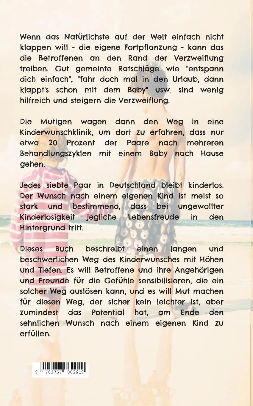 Rückseite: 9783757862619 | Geliebtes Kind | Tagebuch einer Kinderwunschreise | Katrin Bogk | Buch