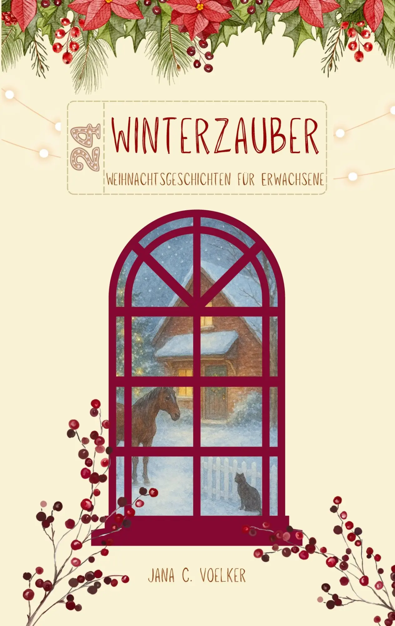 Cover: 9783819232619 | Winterzauber | 24 Weihnachtsgeschichten für Erwachsene | Voelker