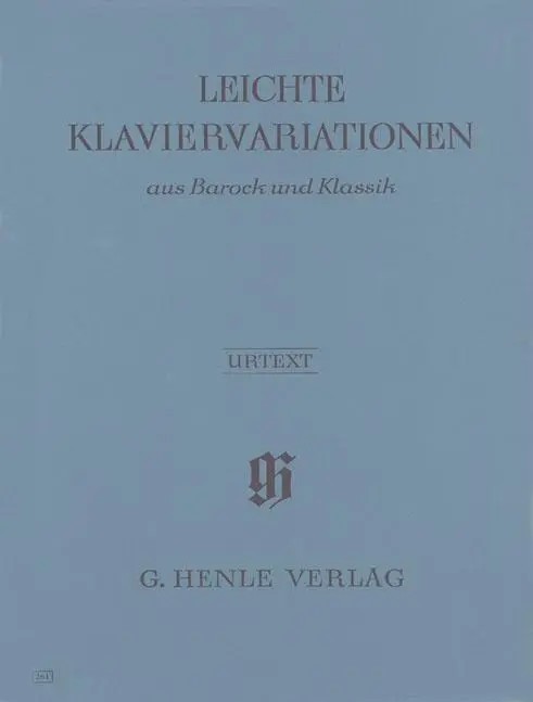 Cover: 9790201802619 | Leichte Klaviervariationen Aus Barock Und Klassik | Günter Lorenz