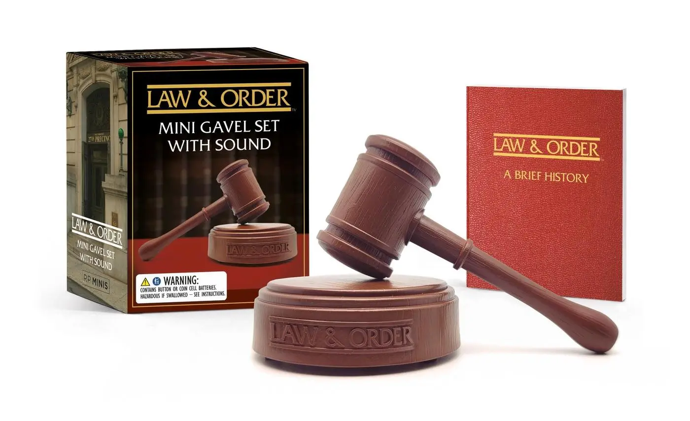 Cover: 9780762482719 | Law &amp; Order: Mini Gavel Set with Sound | Chip Carter (u. a.) | Buch