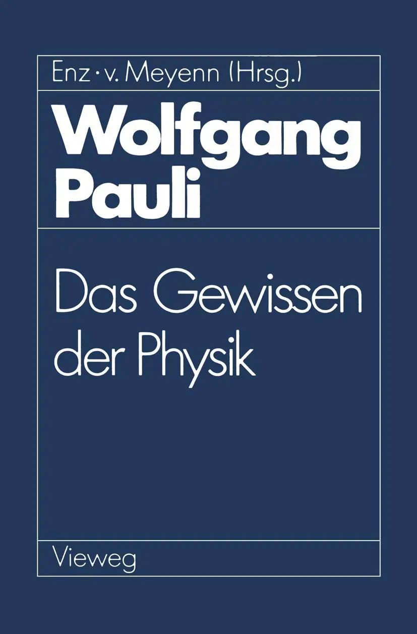 Cover: 9783322902719 | Wolfgang Pauli | Das Gewissen der Physik | Charles P. Enz | Buch | xii
