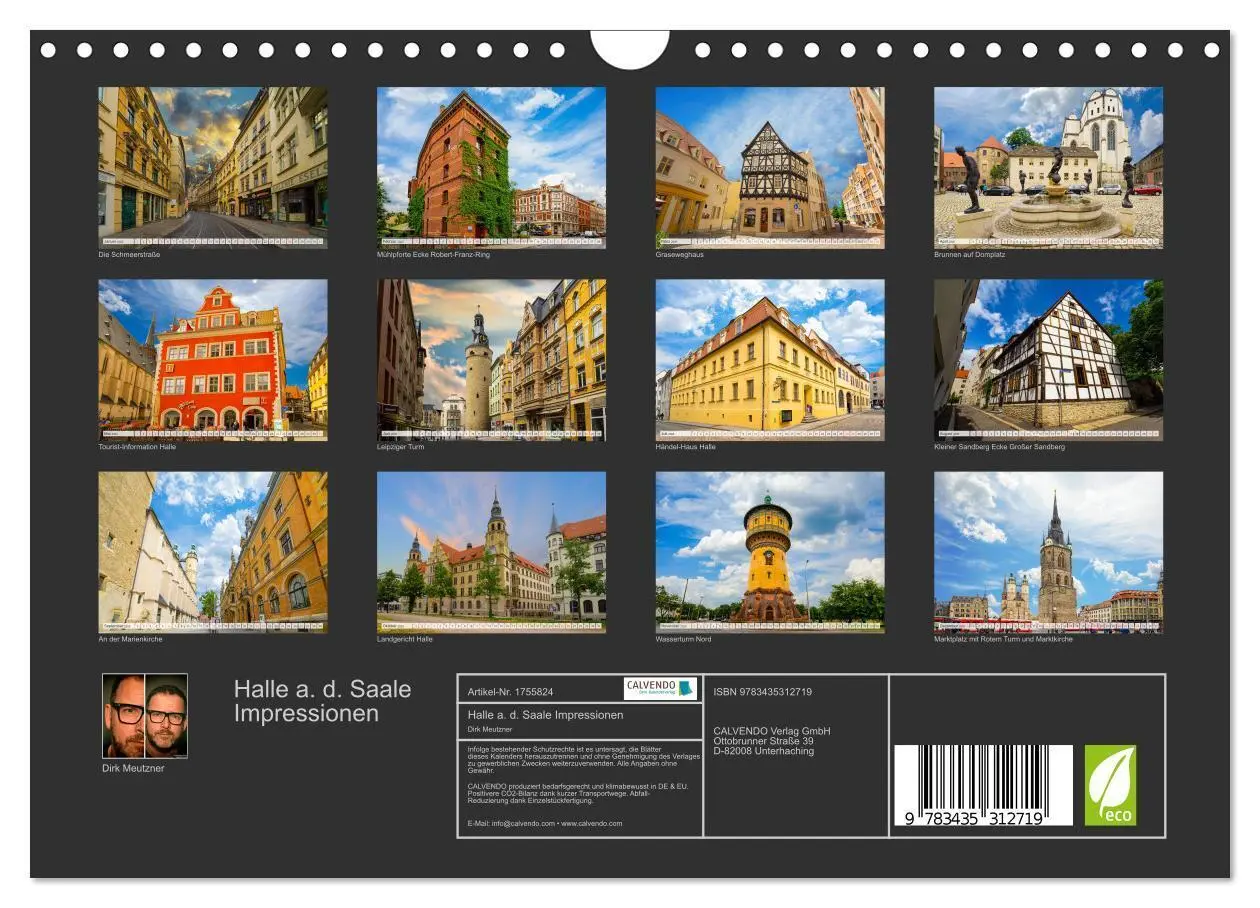 Bild: 9783435312719 | Halle a. d. Saale Impressionen (Wandkalender 2025 DIN A4 quer),...