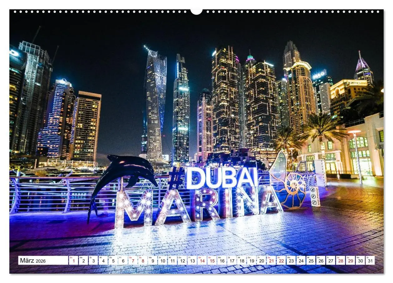 Bild: 9783516592719 | Wundervolles Dubai (hochwertiger Premium Wandkalender 2026 DIN A2...