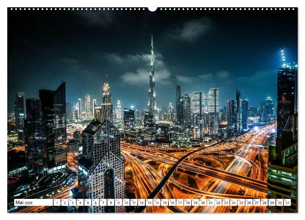 Bild: 9783516592719 | Wundervolles Dubai (hochwertiger Premium Wandkalender 2026 DIN A2...