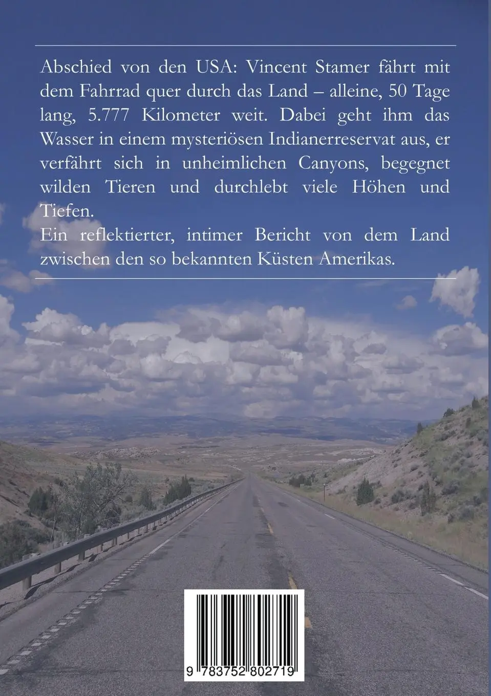 Rückseite: 9783752802719 | Amerika zwischen den Küsten | Vincent Stamer | Taschenbuch | 208 S.