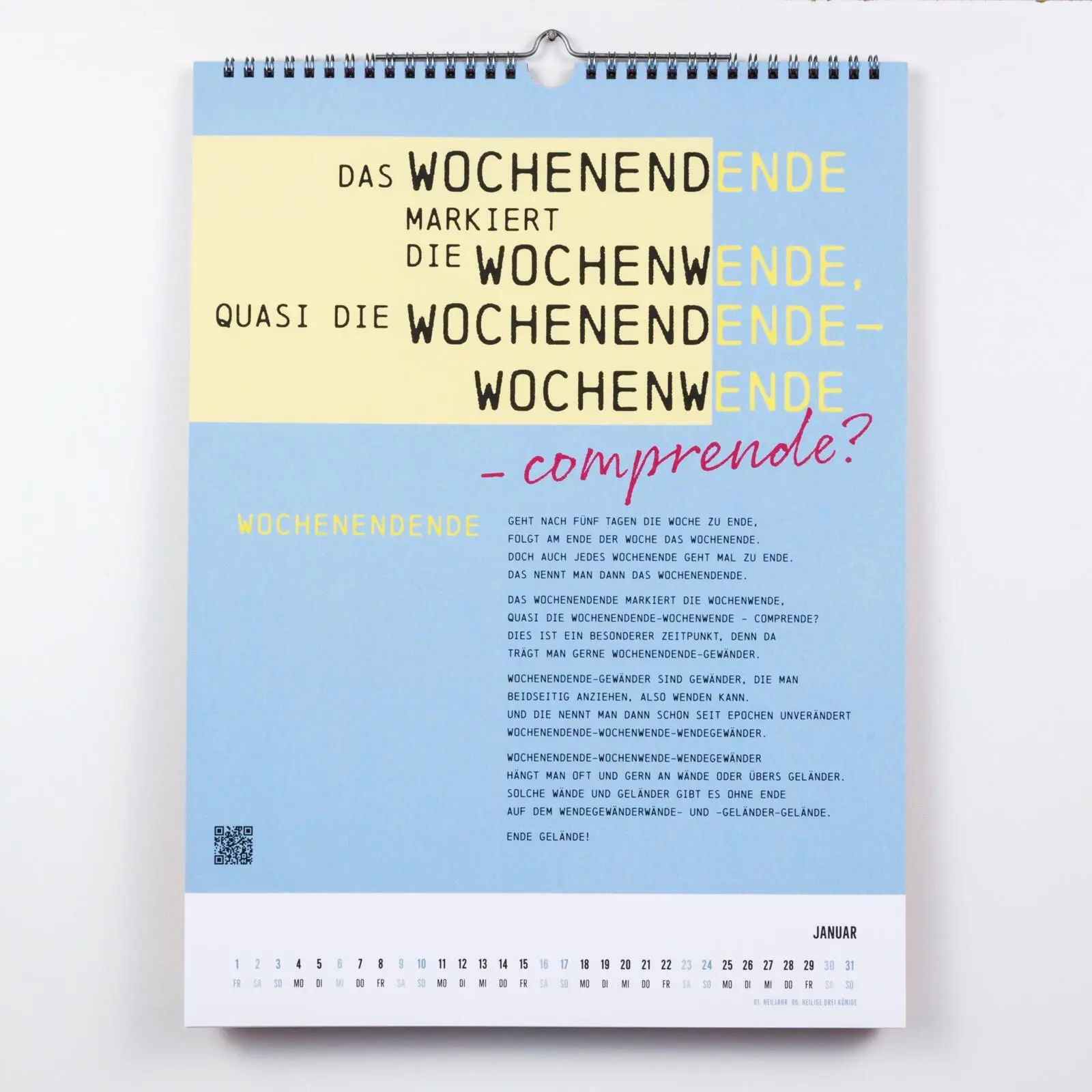 Bild: 9783830322719 | Zungenbrecher-Wandkalender 2027 - Abera kadabera! Willkommen in...