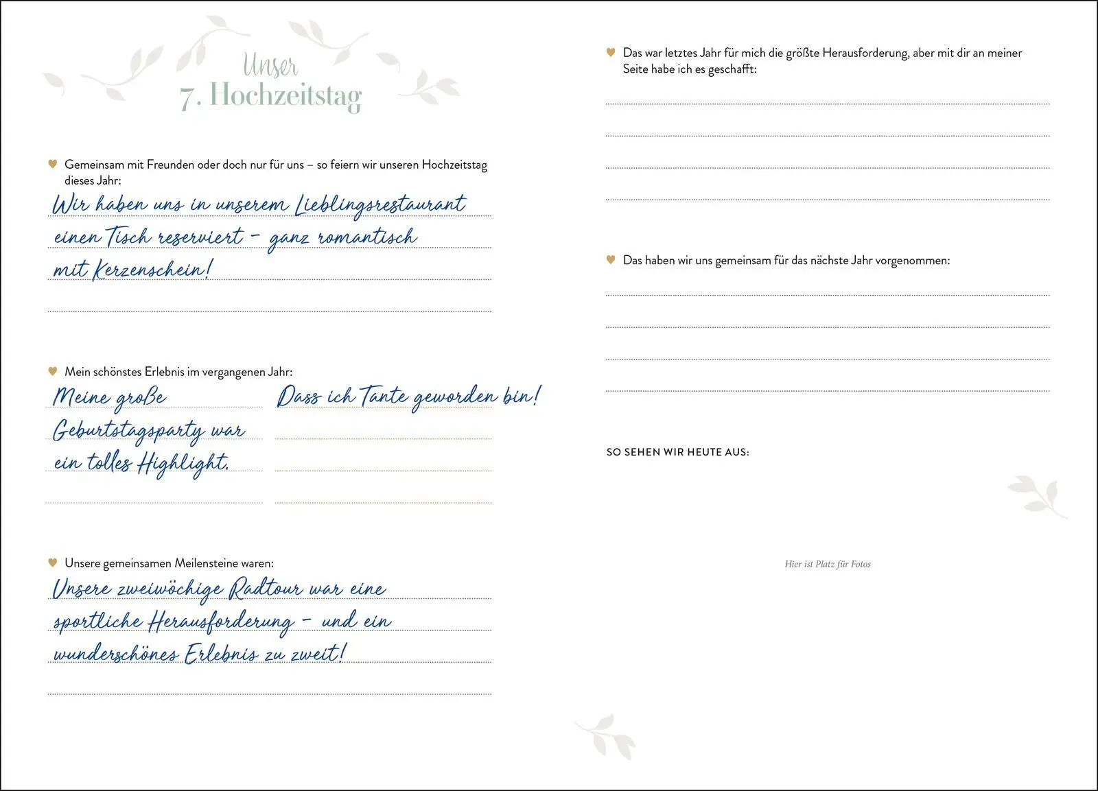 Bild: 4036442012819 | Unsere Hochzeitstage | Groh Verlag | Notizbuch | 128 S. | Deutsch
