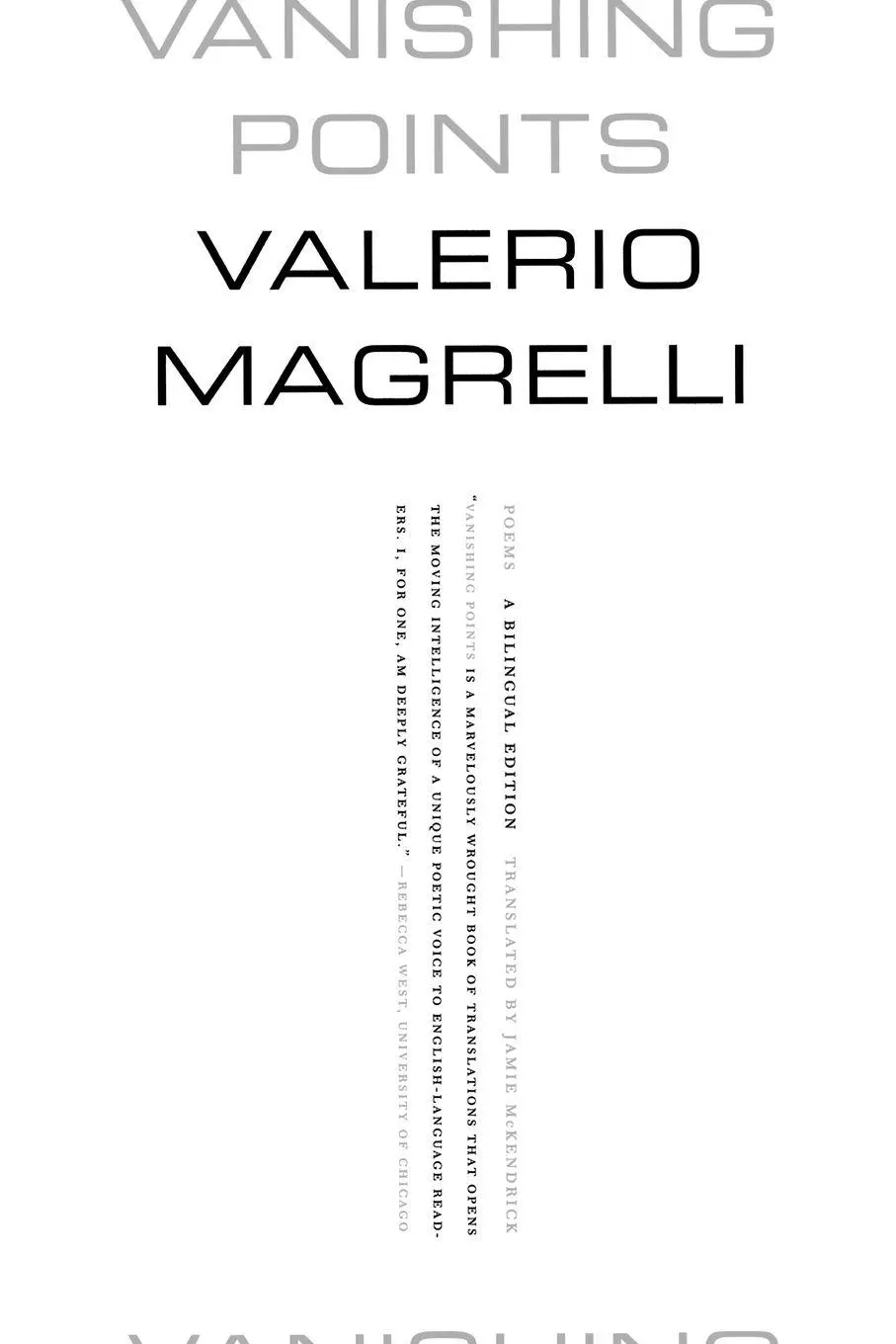 Cover: 9780374532819 | Vanishing Points | Valerio Magrelli | Taschenbuch | Englisch | 2011