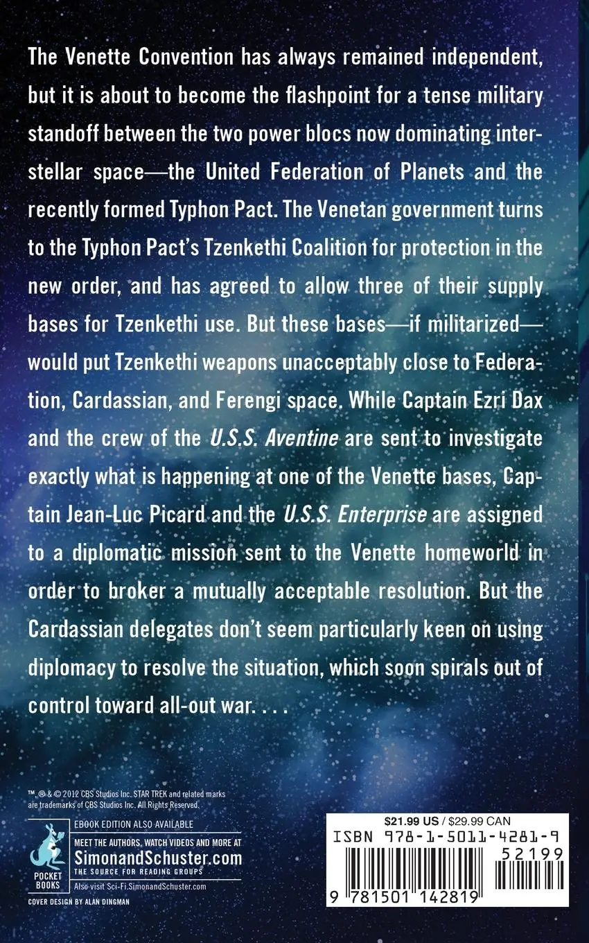 Rückseite: 9781501142819 | Typhon Pact | Brinkmanship | Una McCormack | Taschenbuch | Star Trek