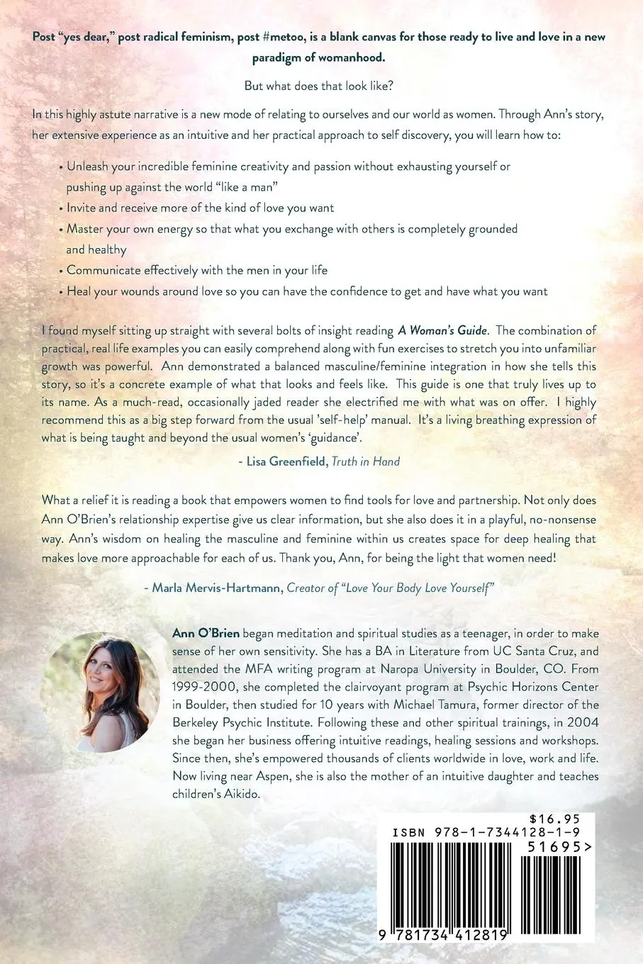 Rückseite: 9781734412819 | A Woman's Guide to Conscious Love | Ann O'Brien | Taschenbuch | 2020