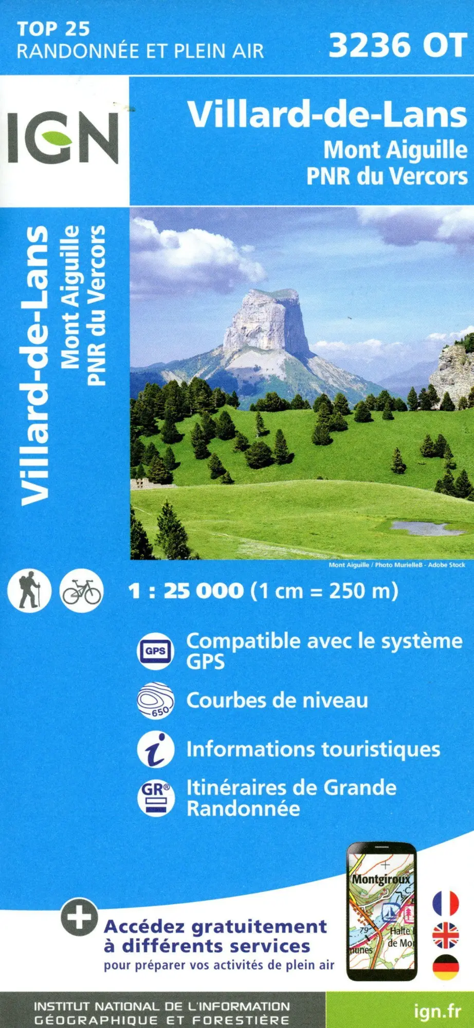 Cover: 9782758552819 | Villard de Lans 1:25 000 | Mont Aiguille, PNR du Vercors | Französisch