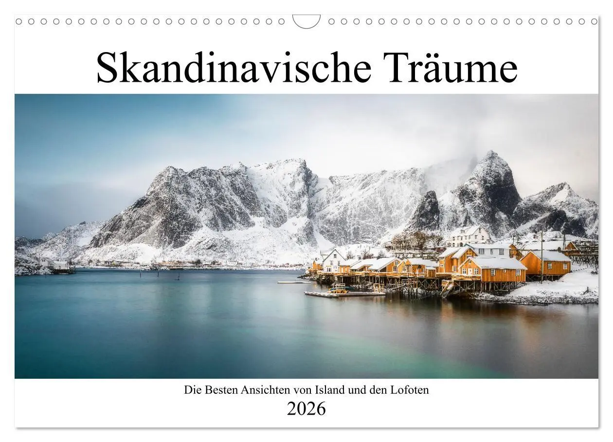 Cover: 9783457632819 | Skandinavischer Traum (Wandkalender 2026 DIN A3 quer), CALVENDO...