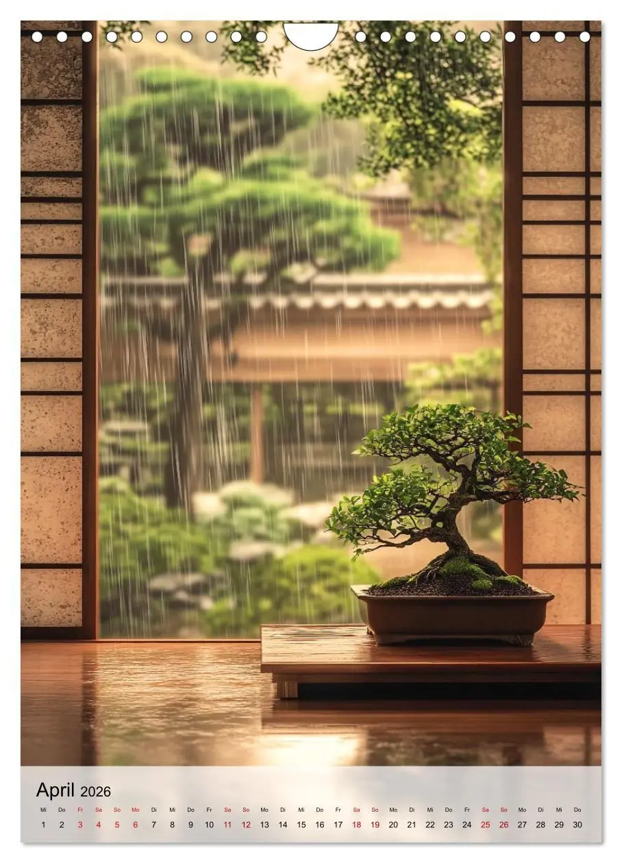 Bild: 9783457942819 | Die stille Kraft des Bonsai (Wandkalender 2026 DIN A4 hoch),...