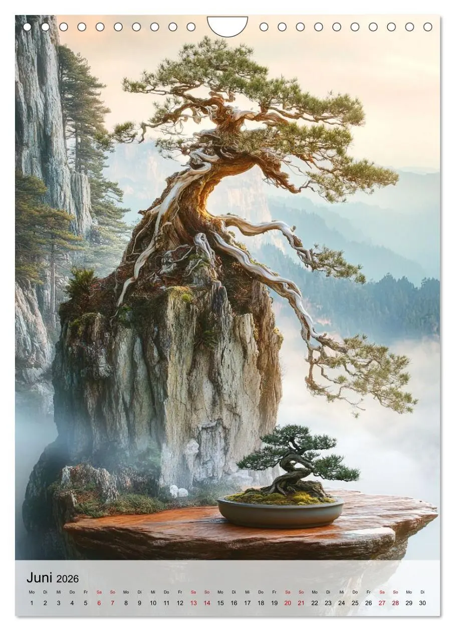 Bild: 9783457942819 | Die stille Kraft des Bonsai (Wandkalender 2026 DIN A4 hoch),...
