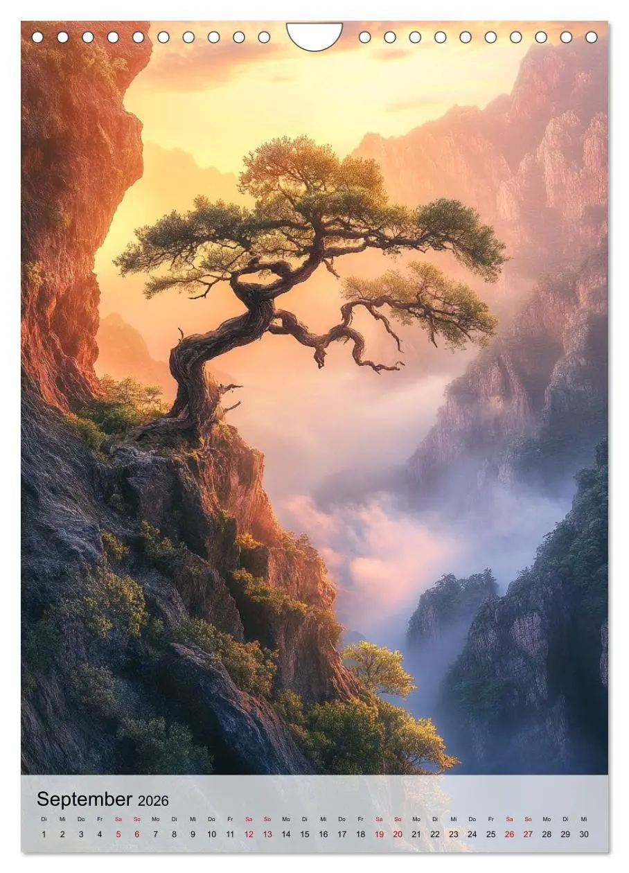 Bild: 9783457942819 | Die stille Kraft des Bonsai (Wandkalender 2026 DIN A4 hoch),...