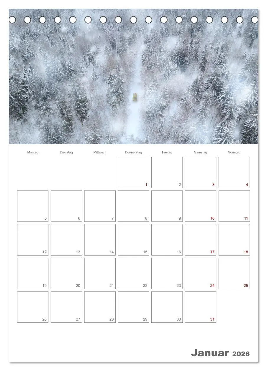 Bild: 9783516342819 | Vanlife Jahresplaner (Tischkalender 2026 DIN A5 hoch), CALVENDO...