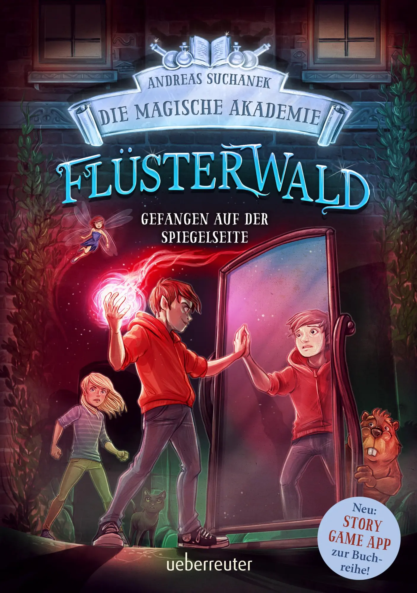 Cover: 9783764152819 | Flüsterwald - Die magische Akademie. Gefangen auf der Spiegelseite:...