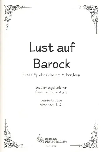 Cover: 9790502462819 | Lust Auf Barock | Alexander Jekic | Buch + Online-Audio