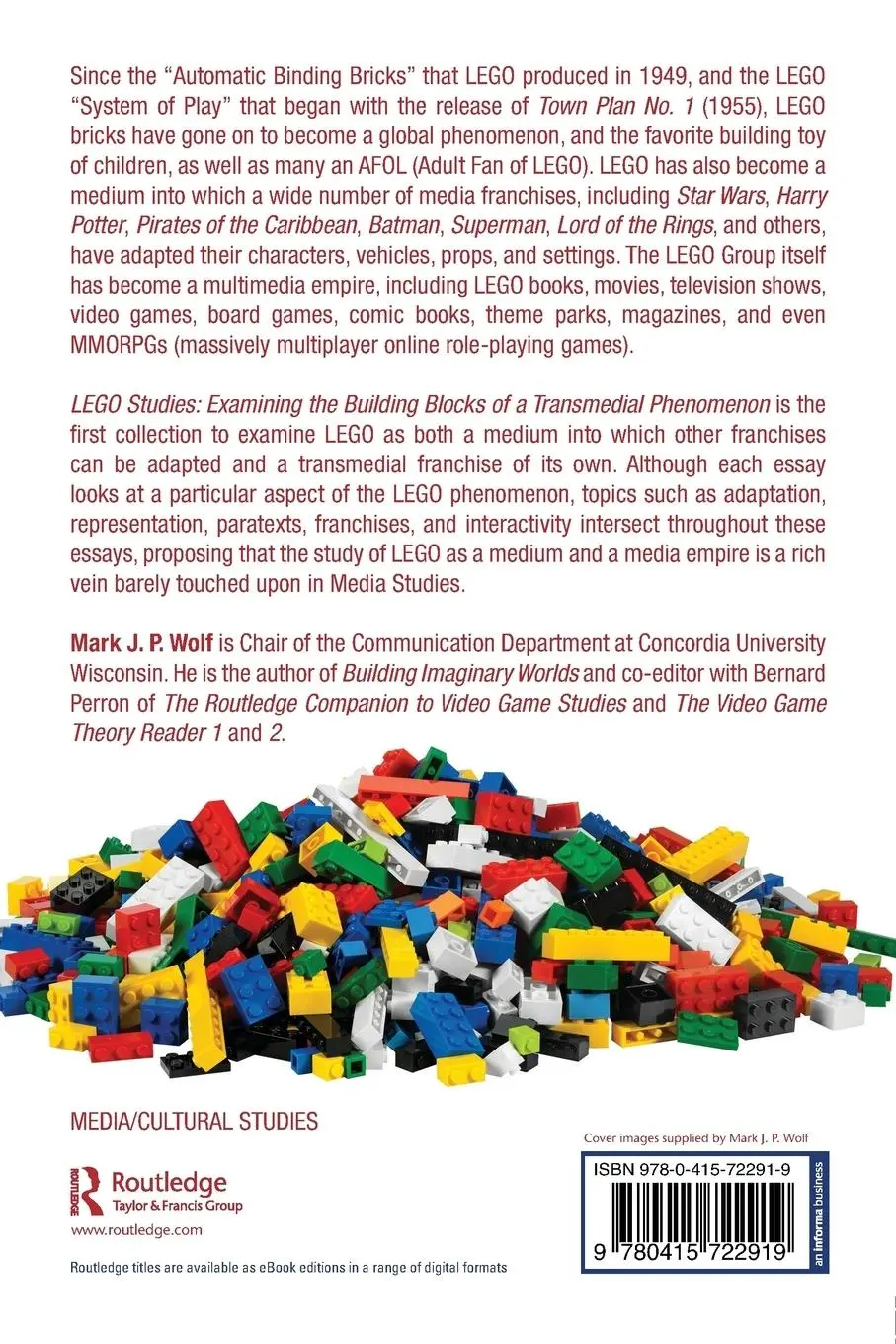 Rückseite: 9780415722919 | LEGO Studies | Mark J. P. Wolf | Taschenbuch | Englisch | 2014