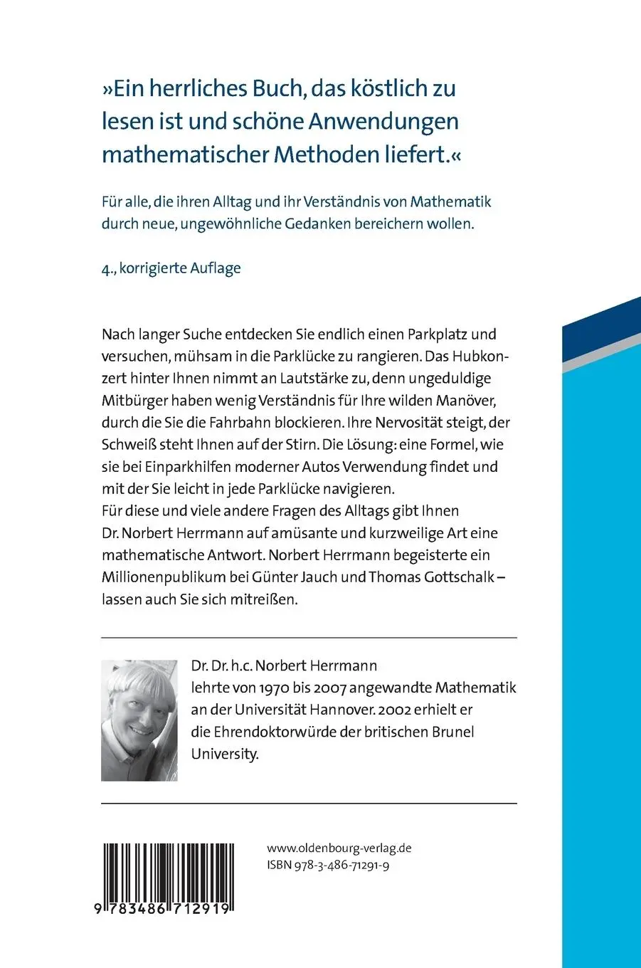 Rückseite: 9783486712919 | Mathematik ist überall | Norbert Herrmann | Buch | XIV | Deutsch