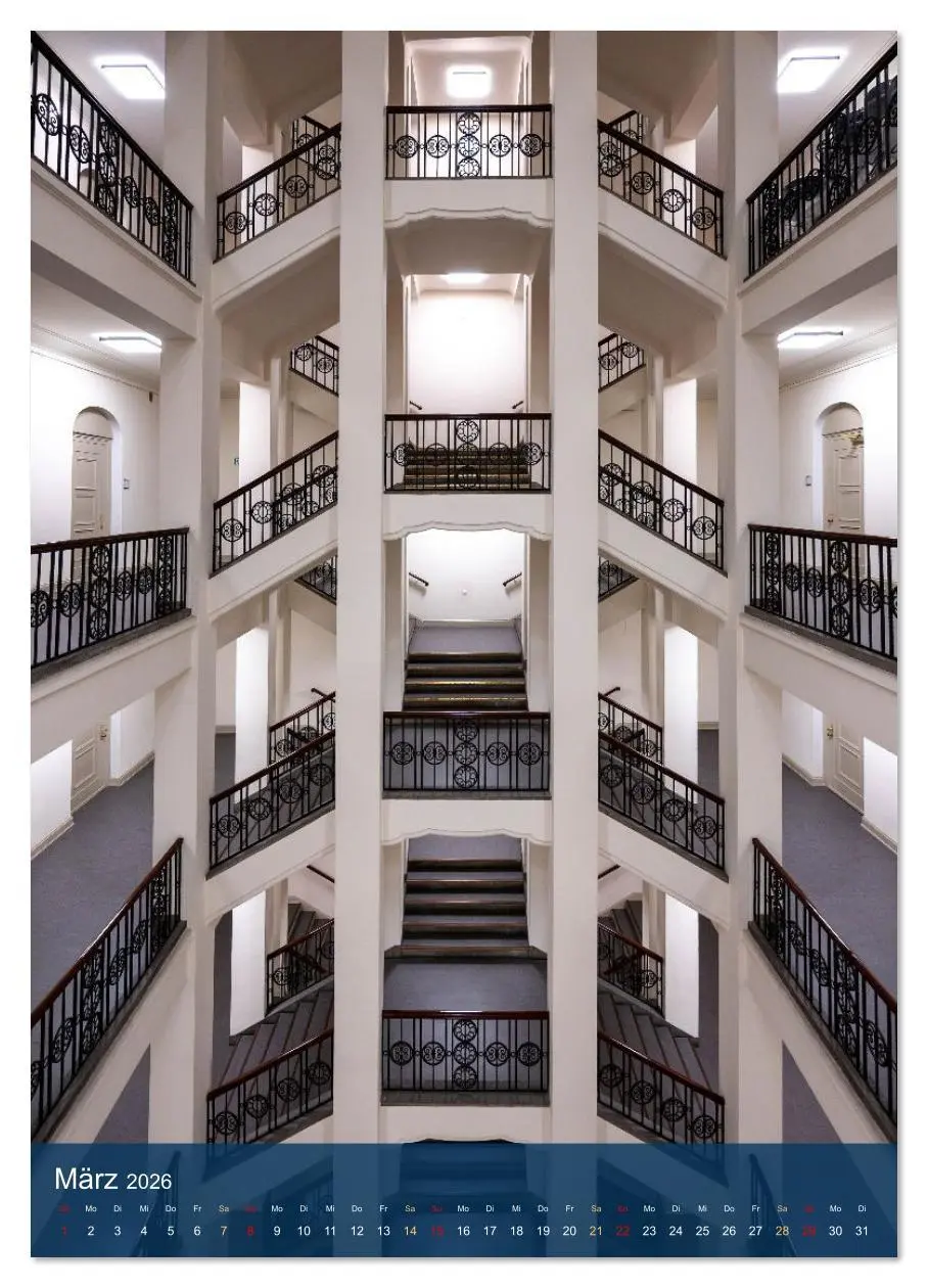 Bild: 9783516642919 | Treppenhauspoesie - Architektur im Aufstieg (Wandkalender 2026 DIN...