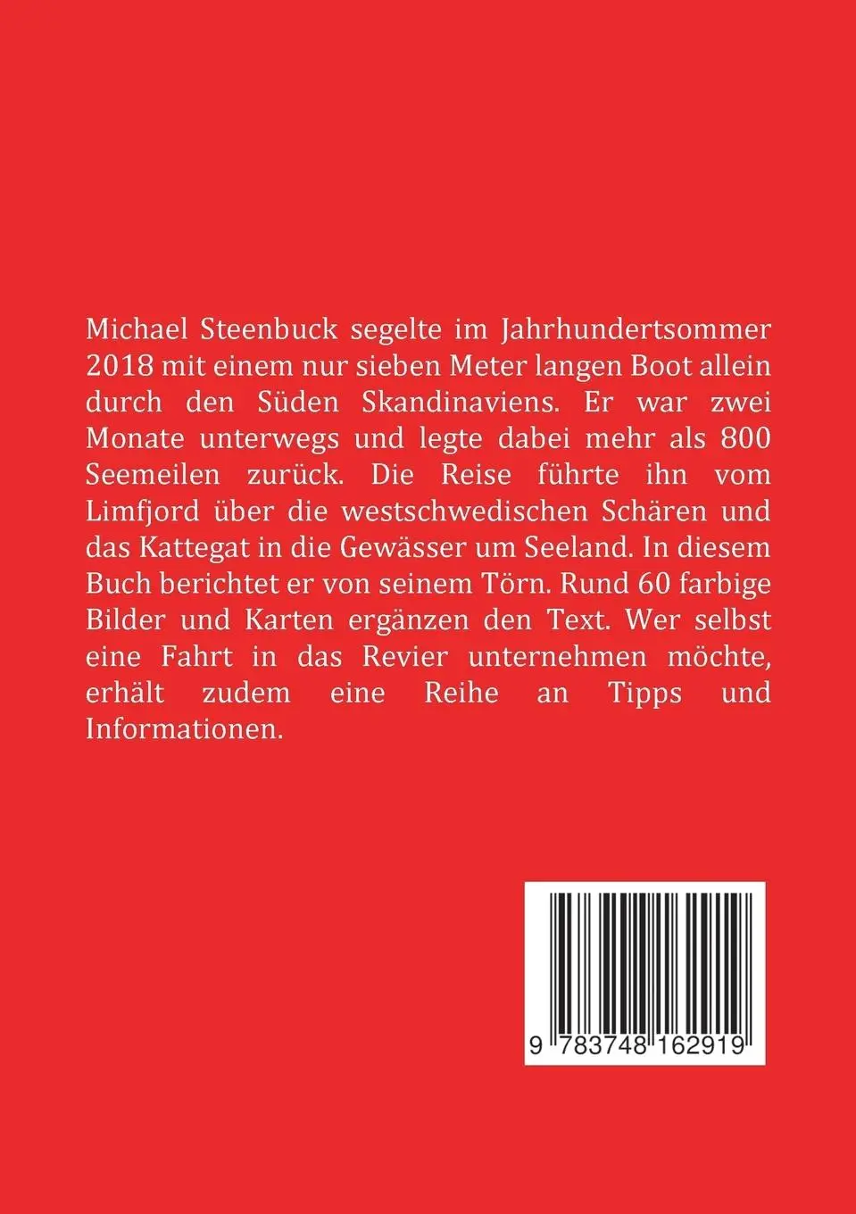 Rückseite: 9783748162919 | Segelsommer in Südskandinavien | Michael Steenbuck | Taschenbuch
