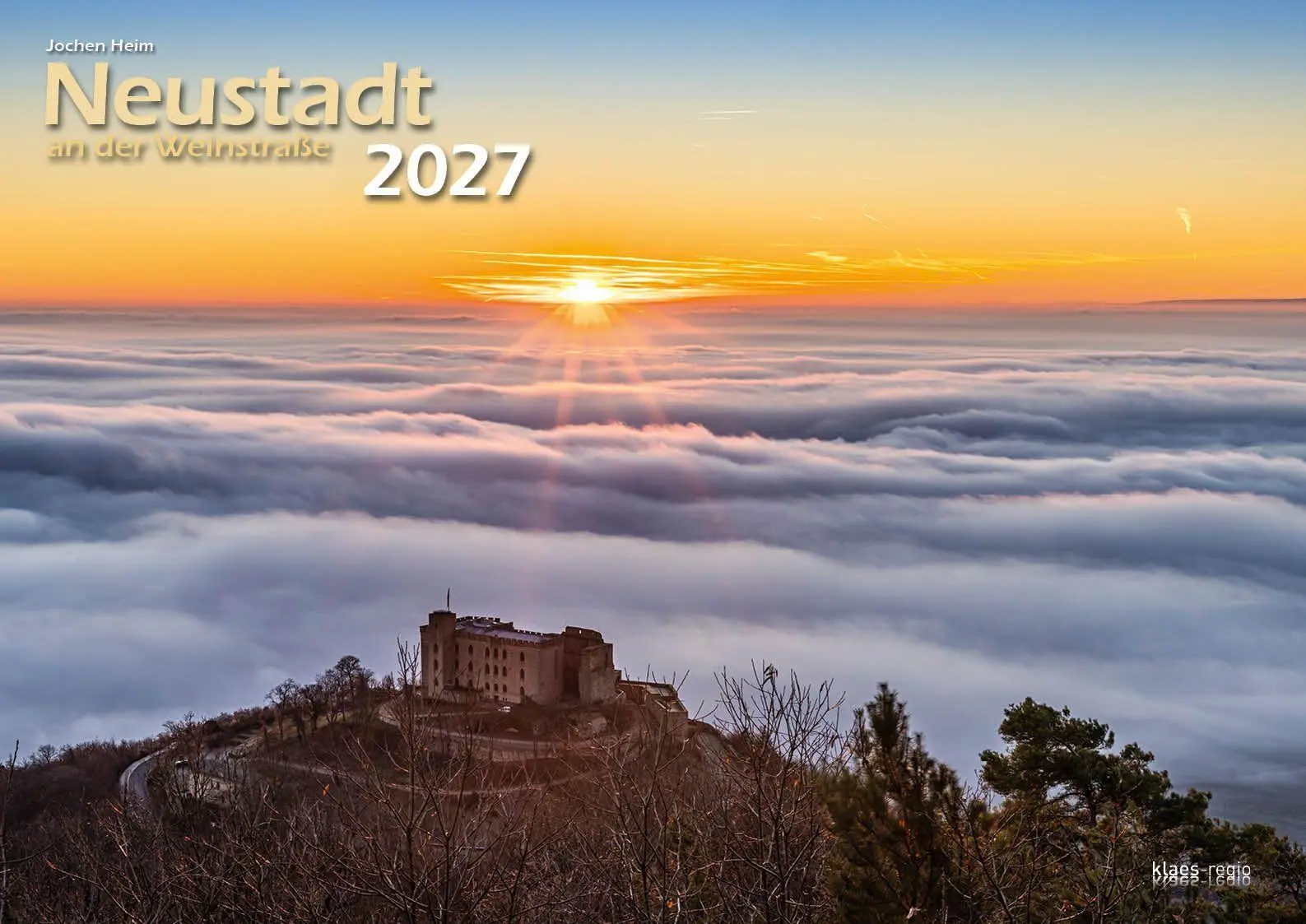 Cover: 9783965352919 | Neustadt a. d. Weinstraße 2027 Bildkalender A3 Spiralbindung | Klaes