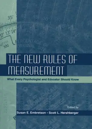 Cover: 9781138003019 | The New Rules of Measurement | Susan E Embretson (u. a.) | Taschenbuch