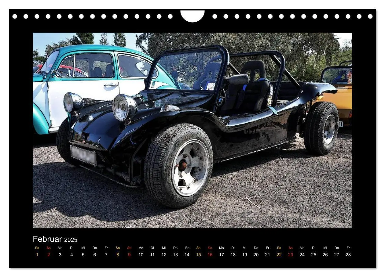 Bild: 9783435593019 | Buggys - die Kultautos der 80er (Wandkalender 2025 DIN A4 quer),...