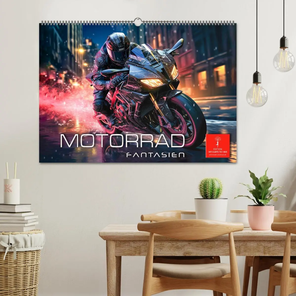 Bild: 9783457513019 | Motorrad Fantasien (Wandkalender 2026 DIN A2 quer), CALVENDO...