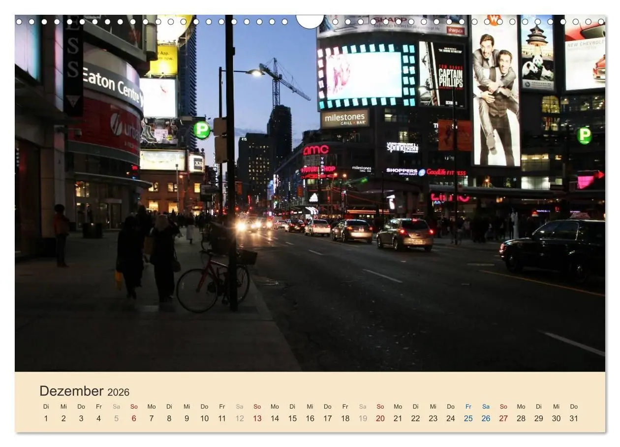 Bild: 9783516223019 | Toronto - Metropole in Ostkanada (Wandkalender 2026 DIN A3 quer),...