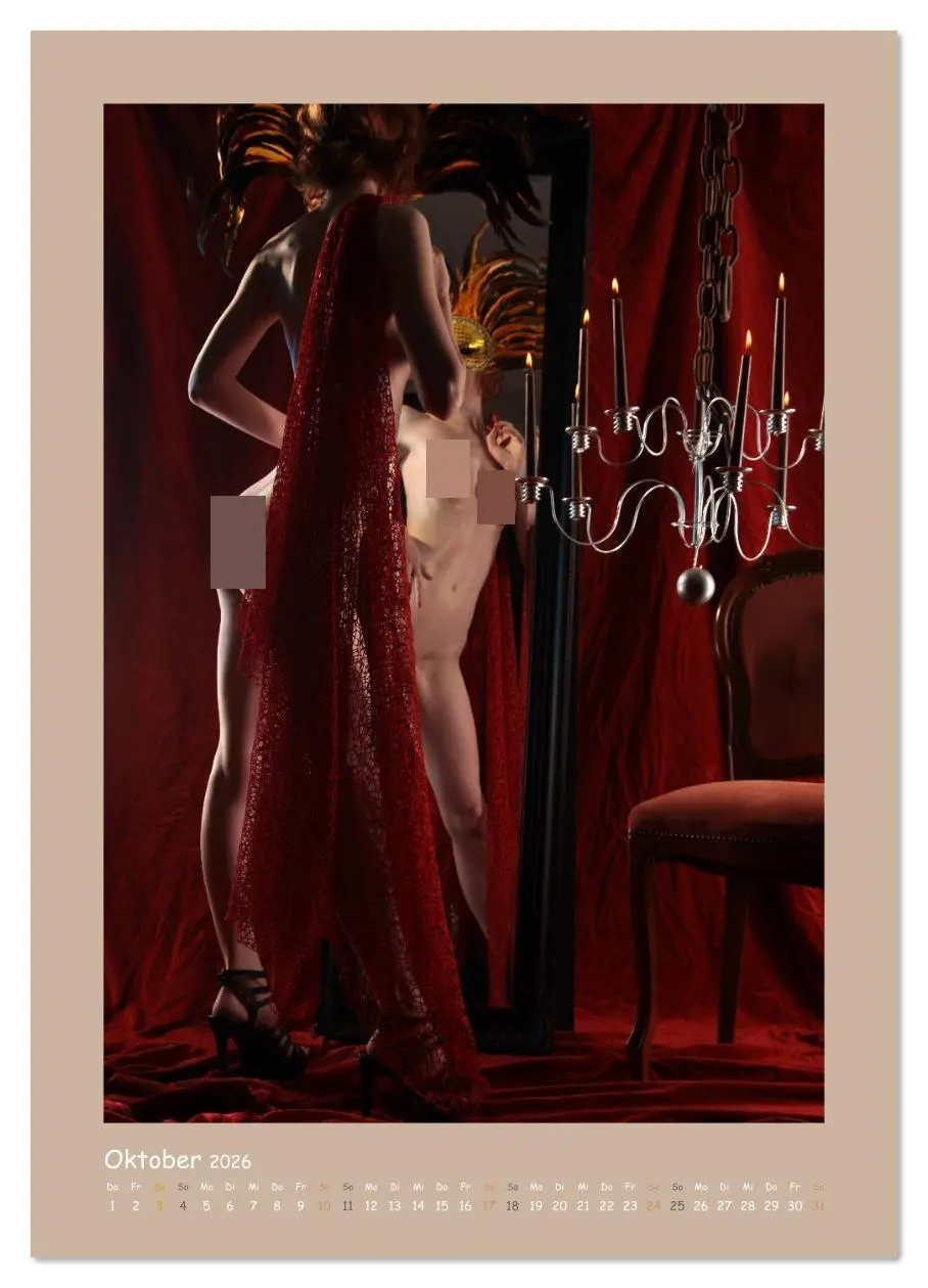 Bild: 9783516393019 | Nackt im Spiegel (hochwertiger Premium Wandkalender 2026 DIN A2...