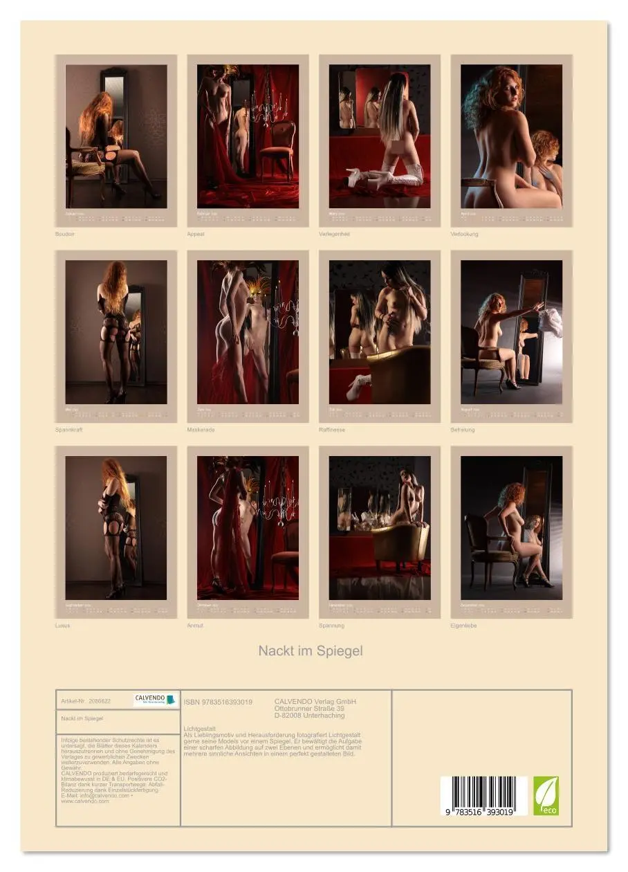 Bild: 9783516393019 | Nackt im Spiegel (hochwertiger Premium Wandkalender 2026 DIN A2...