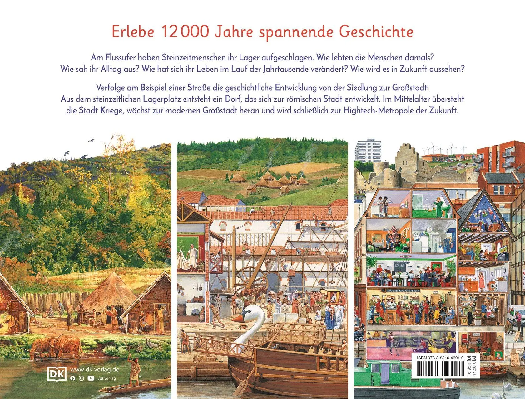Rückseite: 9783831043019 | Die Geschichte einer Straße | DK Verlag - Kids | Buch | 32 S. | 2021