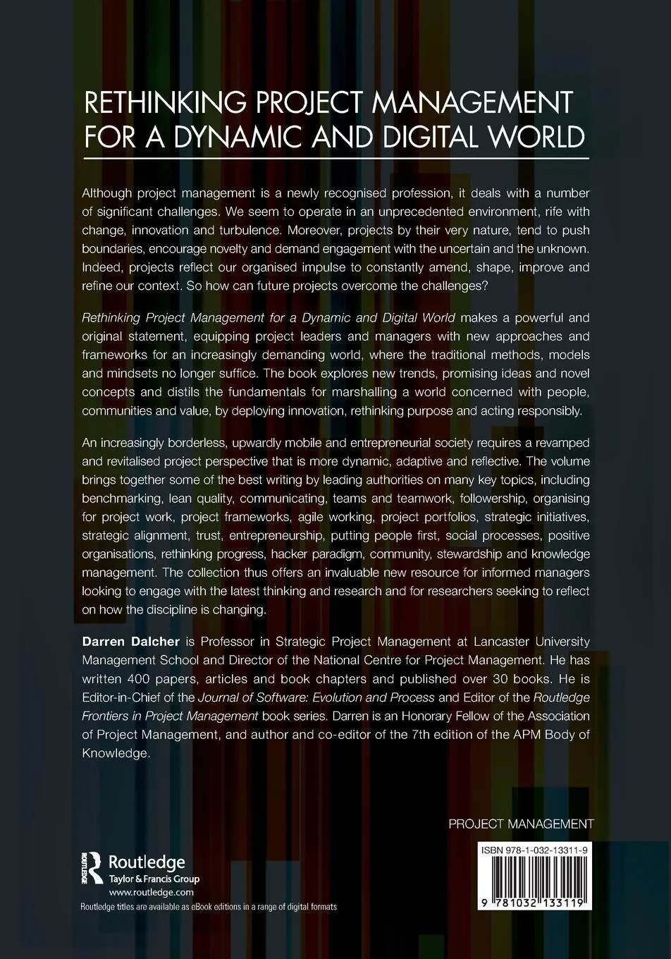 Rückseite: 9781032133119 | Rethinking Project Management for a Dynamic and Digital World | Buch